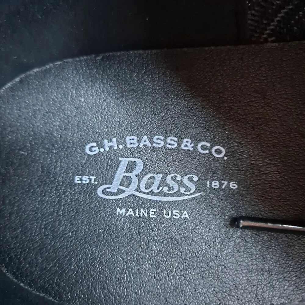 G.H. Bass & Co. Connor KT Oxford Mens Gray Black Casual Knit Shoes Size 9